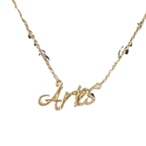 Aries Gold Necklace