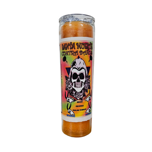 Santa Muerte Contra Danos Veladora Preparada / Holy Death Against Harm Prepared Ritual Candle