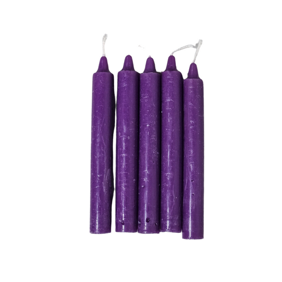 SPELL CANDLE PURPLE 6