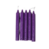 SPELL CANDLE PURPLE 6" INCH