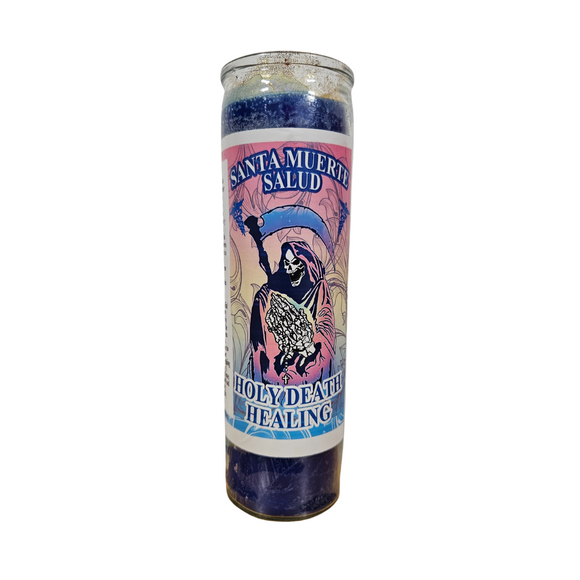 Santa Muerte Salud Veladora Preparada / Holy Death Health Prepared Ritual Candle