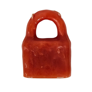 Red Lock Figure Candle