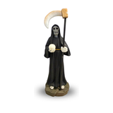 Mini Santa Muerte Statue black 3.5 Inches