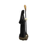 Mini Santa Muerte Statue black 3.5 Inches