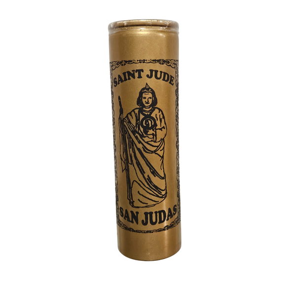 San Judas Veladora De Oro / Saint Jude Golden Ritual Candle