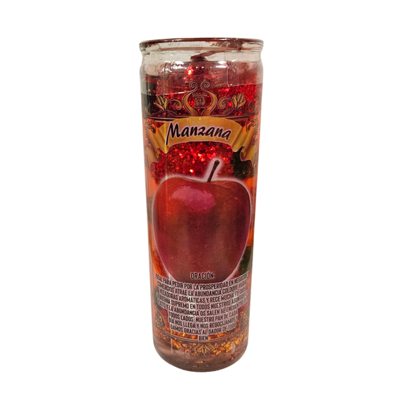 Gel Candle Apple / Manzana Veladora De Gel