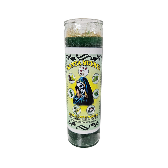 Santa Muerte 7 Plantas Magicas / Holy Death 7 Magic Plants