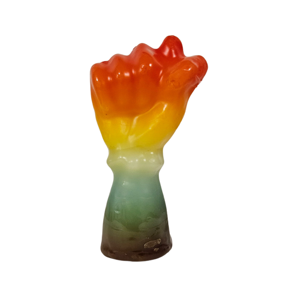 Multicolor Fist Figure Candle