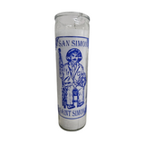 San Simon White Ritual Candle / San Simon Veladora Blanca