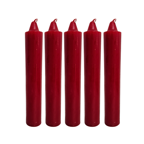 RED PILLAR CANDLE LARGE 9