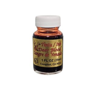 Deer Blood Ink / Sangre De Venado Tinta 1 fl. oz. Bottle