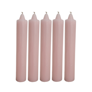 PINK PILLAR CANDLE LARGE 9" INCH