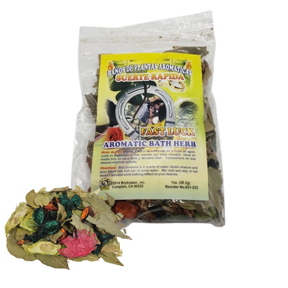 Suerte Rapida bano / Fast Luck herbal bath