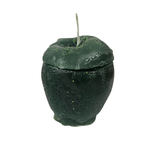 Green Apple Open Top Figure Candle / Vela de Manzana Verde