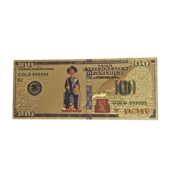 San Simon 100 Dollar Bill Replica Gold Bank Note