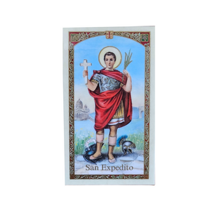 San Expedito Prayer Card (Spanish)