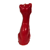 Red Cat Figure Candle 5'