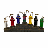 7 Robe Holy Death Statue / 7 Bata Santa Muerte