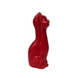 Red Cat Figure Candle 5'