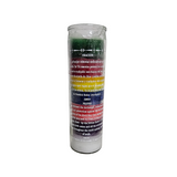 Saint Michael The Archangel 7 Color Ritual Candle / San Miguel Arcangel 7 Colores Veldora