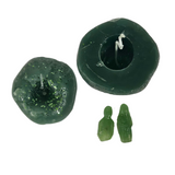 Green Apple Open Top Figure Candle / Vela de Manzana Verde