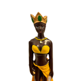 5 Inch Oshún (Ochún) Statue – Small Orisha Devotional Altar Figure for Prayer & Home Altars
