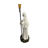 Mini Santa Muerte Statue white 3.5 Inches