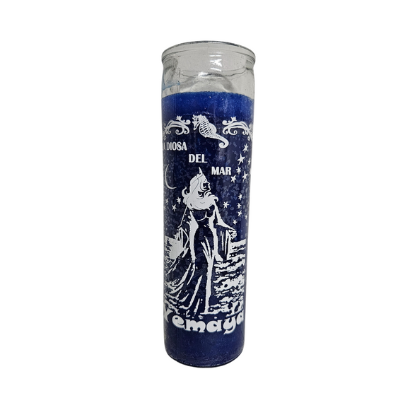 Yemaya Blue Ritual Candle / Yemaya Veladora Azul