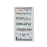 Brazo Poderoso Prayer Card (Spanish)