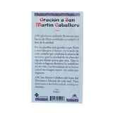 San Martin Caballero Prayer Card (Spanish)