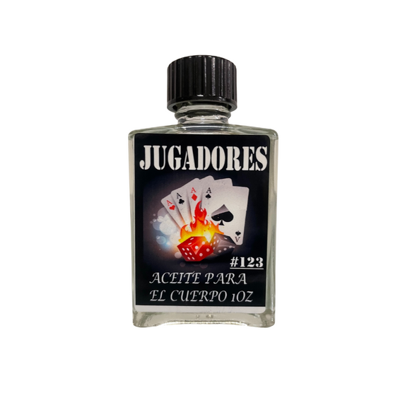 Jugadores/Gamblers- Scented Body Oil / Aciete Para El Cuerpo Con Aroma