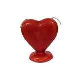 Red Heart Figure Candle