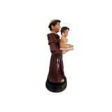 Mini San Antonio Statue 3 Inch – Saint Anthony of Padua Devotional Altar Figure