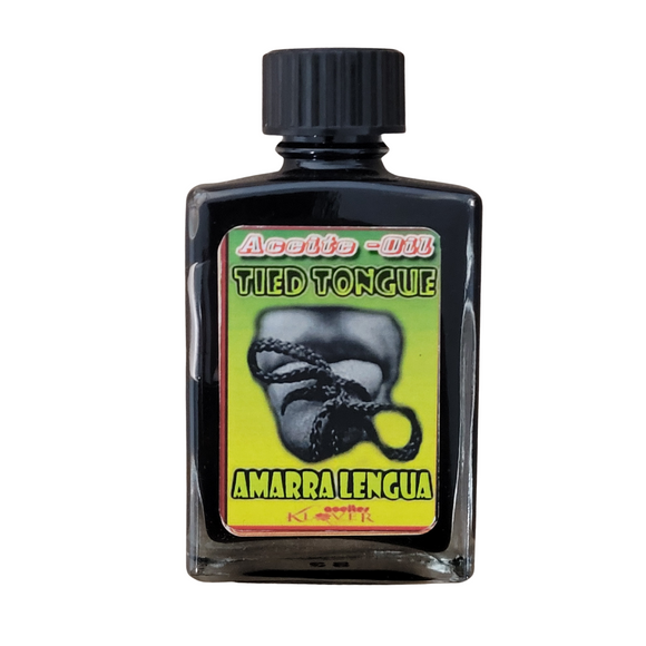 Aceite De Amarra Lengue - Tied Tongue Oil - 1 fl. oz. Bottle