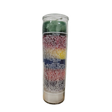 San Simon 7 Color Ritual Candle / San Simon 7 Colores Veladora