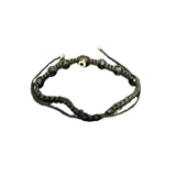 Black Evil Eye Protection Bracelet – Adjustable Black Shine Beads Mal de Ojo Bracelet