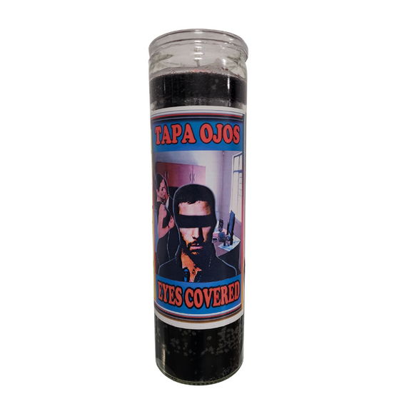 Tapa Ojos Veladora Preparada / Eyes Covered Prepared Candle