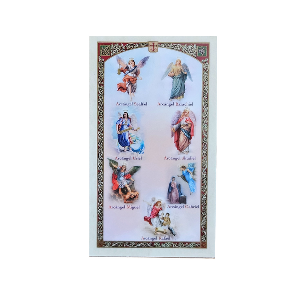 7 Archangels Prayer Card