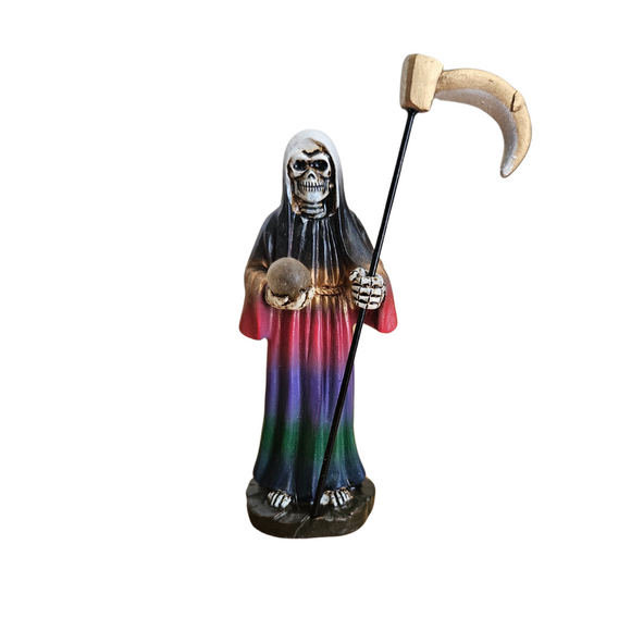 Mini Santa Muerte Statue 7 Color 3.5 Inches