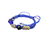 Evil Eye Protection Bracelet with Animal Charms