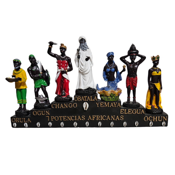7 African Powers Statue