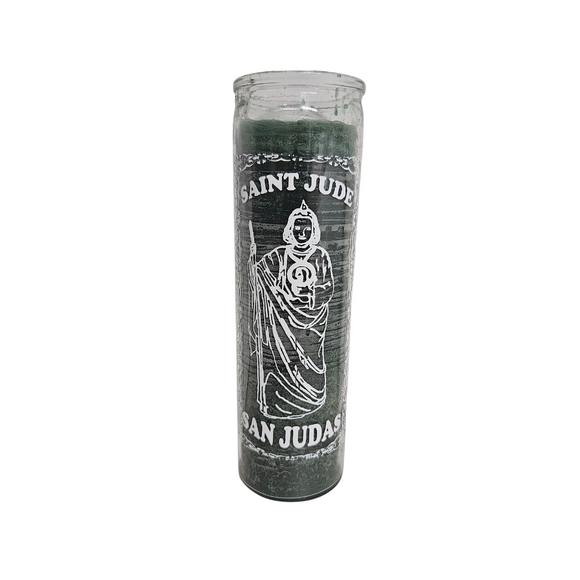 Saint Jude Green Ritual Candle / San Judas velaroda Verde
