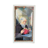 San Benito Prayer Card (Spanish)