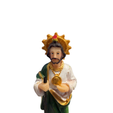 Mini San Judas Tadeo Statue – 3 Inch Devotional Altar Figure
