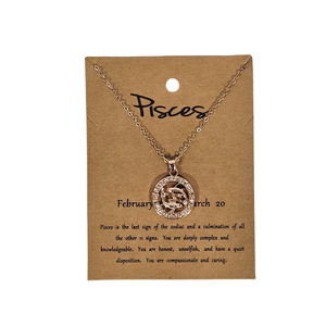 Pisces Rose Gold Necklace