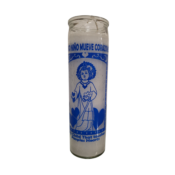 Santo Nino Mueve Corazones Veladora  / Holy Child That Touches Peoples Hearts Ritual Candle