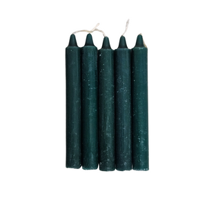 SPELL CANDLE GREEN 6" INCH