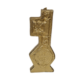 Gold Key Figure Candle