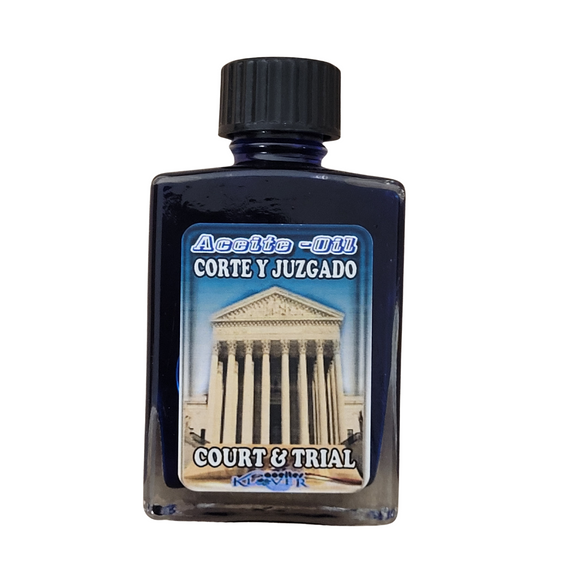 Aceite de Corte y Juzgado - Court & Trail Oil - 1 fl oz. Bottle