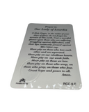 Lady of Lourdes Prayer Card